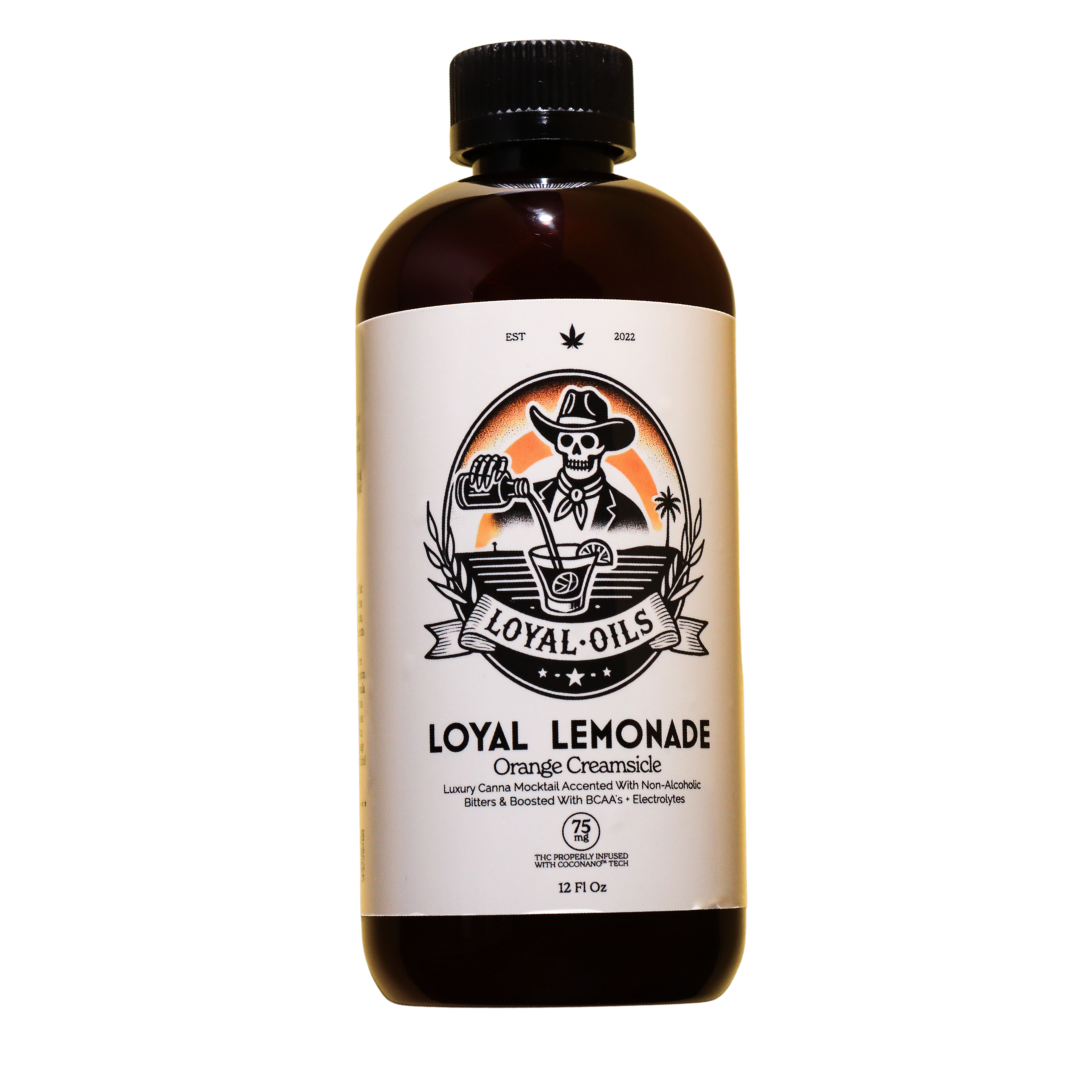 Loyal Oils | Lemonade | Coconano Infused | Delta 9 | Sugar Free | 75mg / Orange Creamsicle